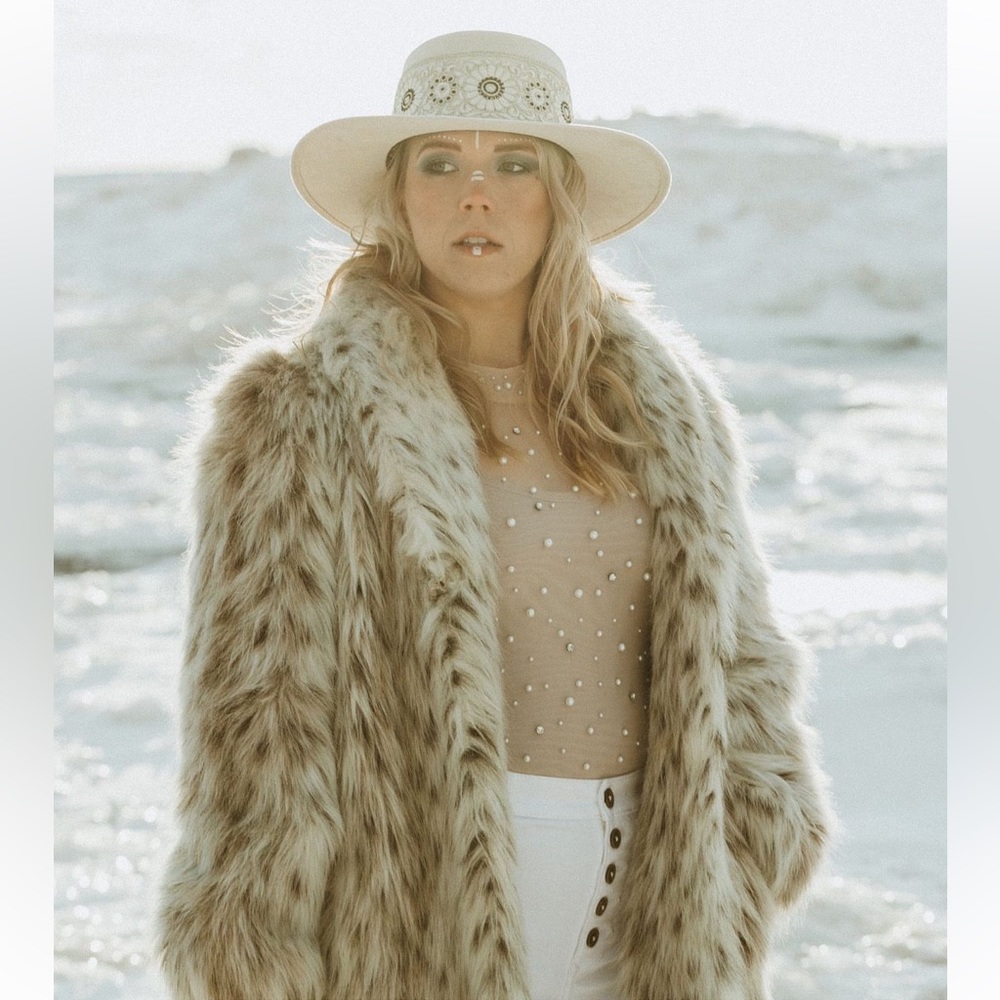 Faux Fur Vintage Coat